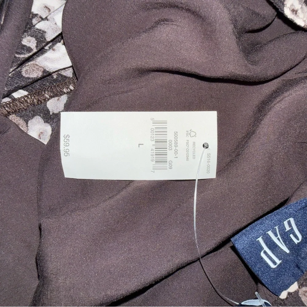 GAP Dark Floral A-Line Skirt